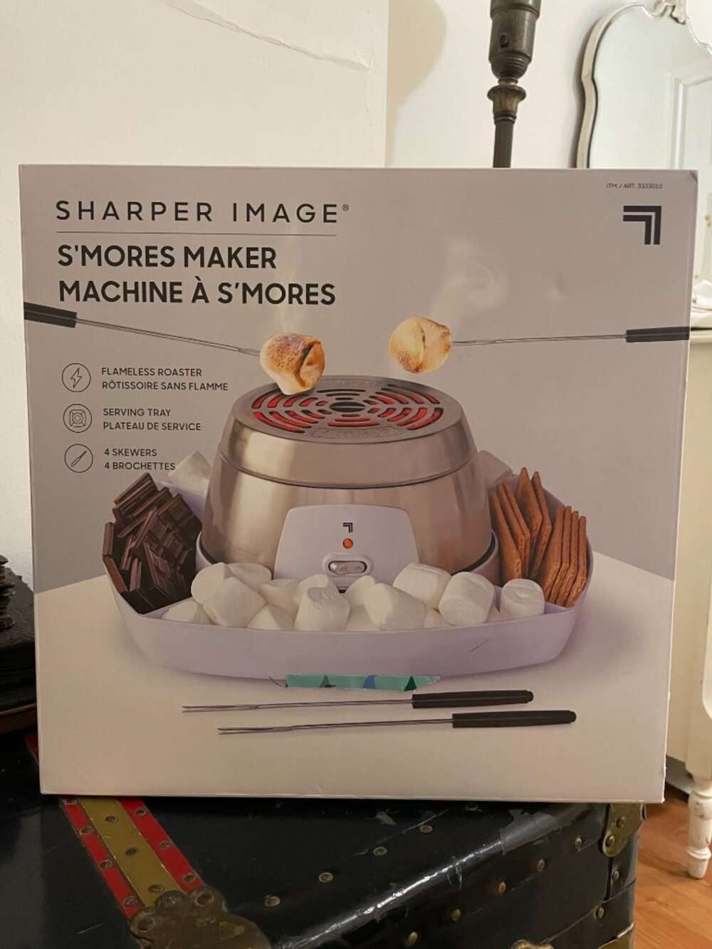 NEW Sharper Image Indoor S’mores Maker Flameless Roaster